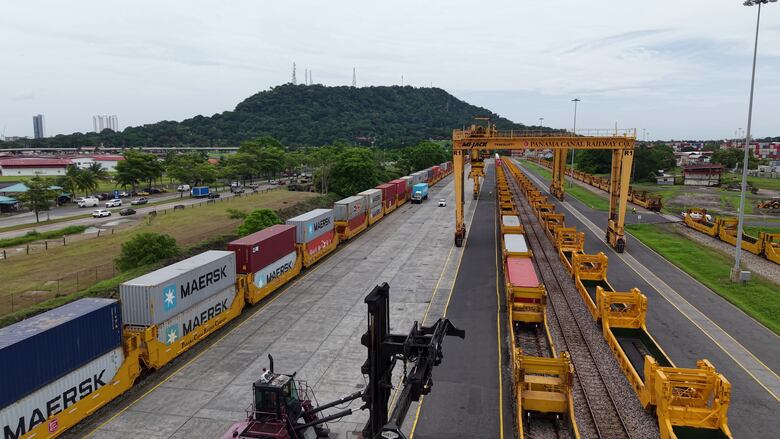 El ferrocarril que sostiene el pulso logístico de Panamá