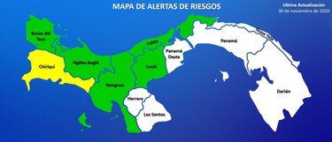 Sinaproc declara alerta verde en Bocas del Toro, Veraguas, Colón, Coclé y  comarca Ngäbe-Buglé  