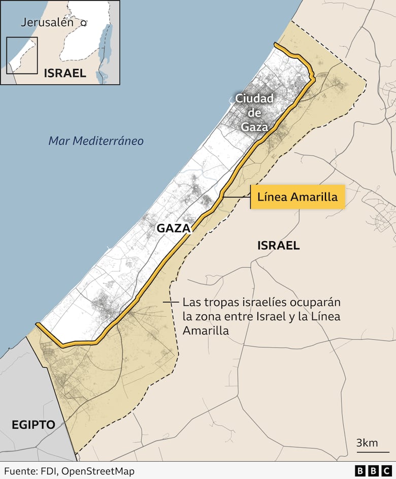 Las imágenes de satélite que muestran que Israel ha destruido al menos 1,500 edificios en Gaza desde el inicio del alto el fuego