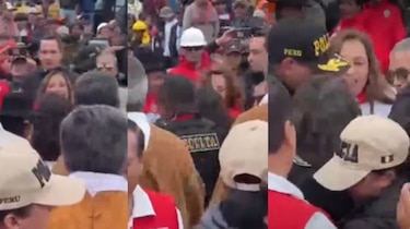 La Policía investiga la agresión a Dina Boluarte y releva a sus escoltas