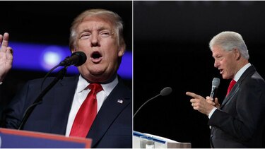 Donald Trump ataca en Twitter al expresidente Bill Clinton