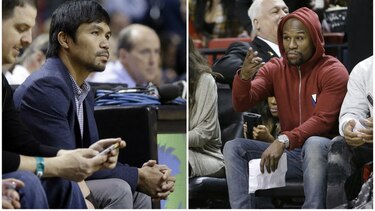 Mayweather Jr. y Pacquiao siguen sin firma de contrato, pero se ven en Miami
