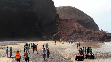 Se derrumba uno de los célebres arcos en roca natural de Legzira, en Marruecos
