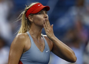Sharapova sufre más de lo esperado en el US Open