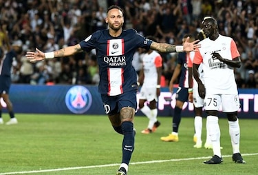 Neymar conduce al París Saint-Germain a una nueva goleada