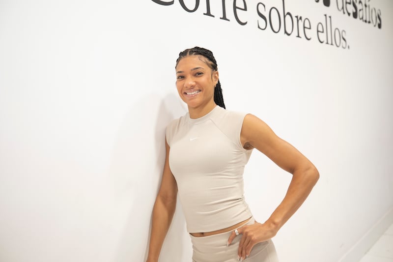 Gianna Woodruff quiere inspirar a las nuevas generaciones del atletismo