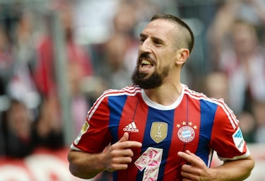 Ribéry vuelve a la acción y anota en triunfo del Bayern Múnich