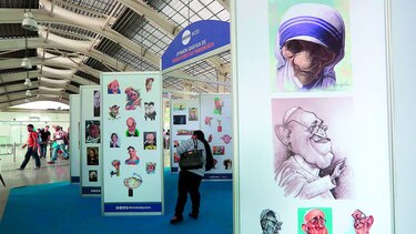 Exhibición de caricaturas