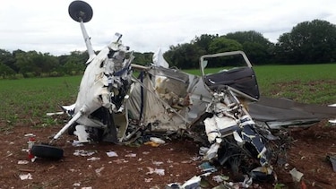 Investigan las causas del accidente de una avioneta en Guararé