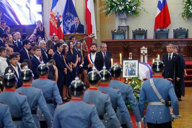 ‘Piñera abrió camino a una derecha moderna y democrática’, dice Gabriel Boric en su funeral