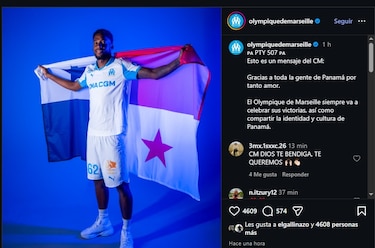 El Marsella se despide de Michael Amir Murillo hablando ‘panameño’