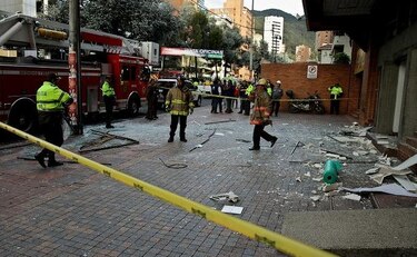 Ocho heridos leves tras dos explosiones en norte de Bogotá