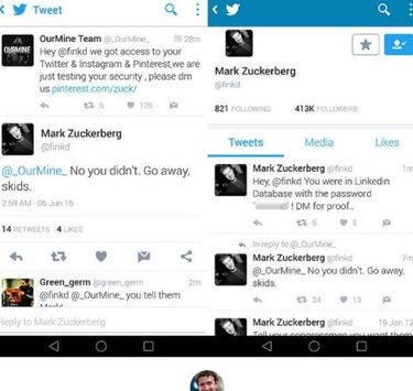 Hackean brevemente la cuenta en Twitter de Mark Zuckerberg
