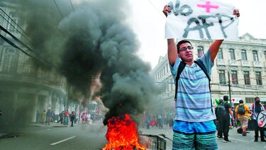 Chilenos protestan contra el sistema de pensiones
