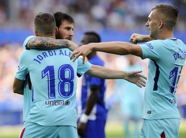 Messi lidera triunfo de Barcelona ante Alavés