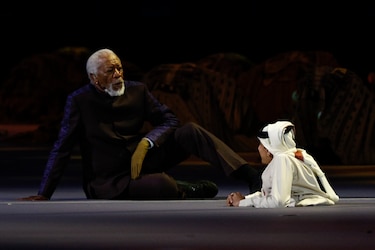 La inauguración de Catar 2022 fue con Morgan Freeman, Jungkook y las mascotas de los mundiales