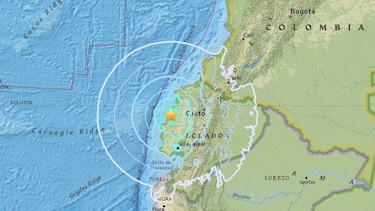Ecuador: Sismo de 6 grados deja dos heridos y grietas en edificaciones