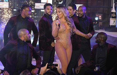 Mariah Carey decepcionada por su actuación de Año Nuevo en Times Square