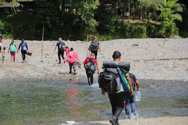 Panamá registra la entrada de más de 250 mil migrantes irregulares por la selva del Darién en 2024