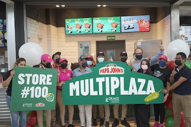 Drake Food Service (DFSI), el mayor franquiciatario de Papa John’s en todo el mundo abre su tienda 100 de Centroamérica en Panamá