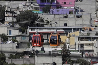 México inaugura su primer teléferico para transporte masivo