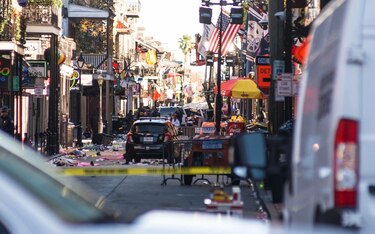 FBI investiga atropello en Nueva Orleans como ataque terrorista y busca a más implicados