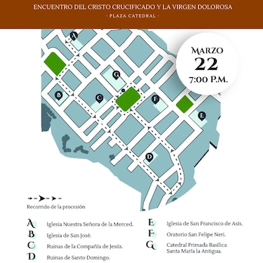 Conozca la programación de la Semana Santa 2024 en el Casco Antiguo