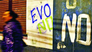 Confirman derrota de Evo Morales