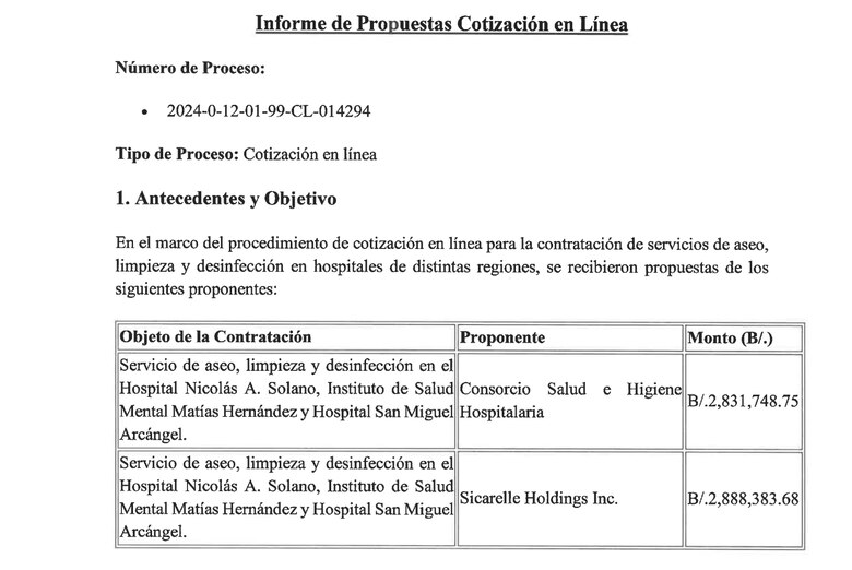 Impugnan la legalidad de los contratos de limpieza hospitalaria a favor de Hombres de Blanco y Sicarelle