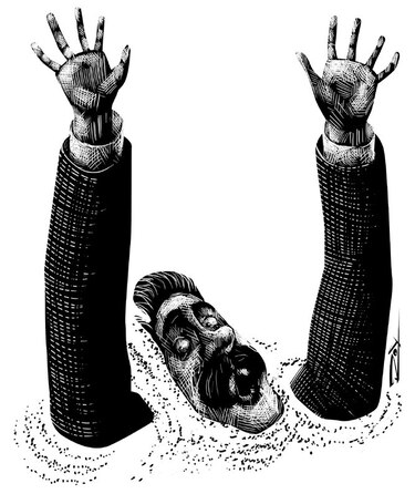 Retrato del régimen desfalleciente