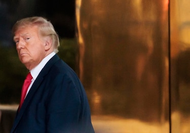 Trump llega a Nueva York en medio de una gran expectación