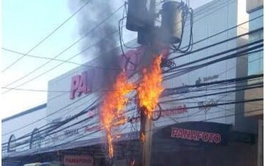 Explosión de transformador deja sin luz a la Zona Libre de Colón
