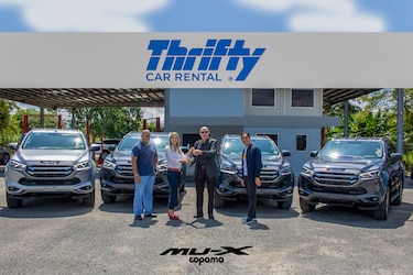 COPAMA hace entrega de la flota ISUZU Mu-X a Thrifty Car Rental