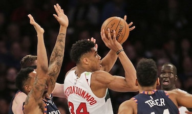 Bucks siguen con buen paso, vencen a Knicks