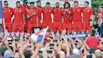 Bienvenida para la selección