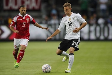 Alemania empata con Dinamarca en partido amistoso 