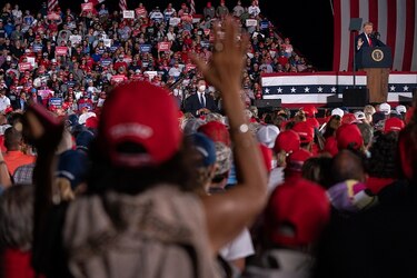 Trump en Florida y Georgia, dos estados clave que Biden podría arrebatarle