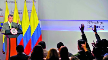 Santos defiende ley del acuerdo de paz