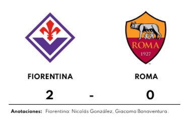 Victoria de Fiorentina ante Roma