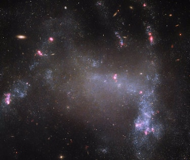 Hubble capta una imagen de la Galaxia Araña