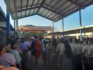 Con optimismo comenzaron las  clases en los centros educativos de San Miguelito