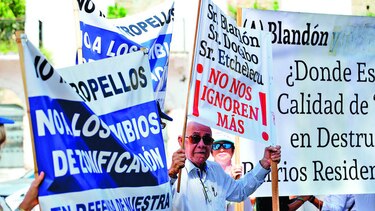 Conflicto urbano enfrenta a residentes