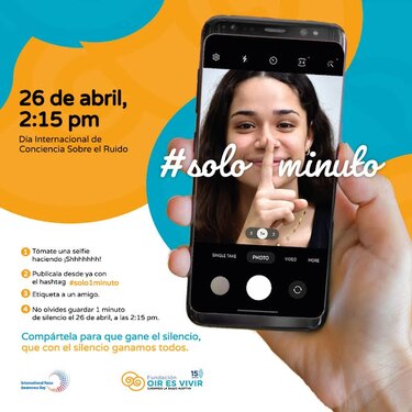Campaña #Solo1minuto de silencio se realizará este miércoles 26 de abril
