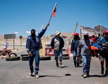 'No claudicaremos', dicen trabajadores de mina chilena Escondida en huelga