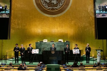 BTS ante la ONU aboga por soluciones para el planeta