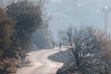 Baja la emergencia de los grandes incendios del centro de España