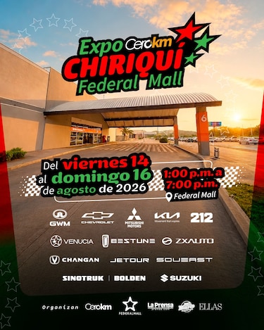 Expo Chiriquí reúne a más de 10 marcas automotrices este fin de semana en Federal Mall