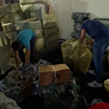 Hallan más de 1,600 pares de zapatos con marcas falsificadas en Mirador del Lago