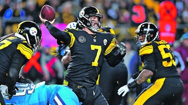 Roethlisberger brilla y Steelers vapulean a Titans
