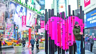 Inmigración es tema de obra de arte en NY